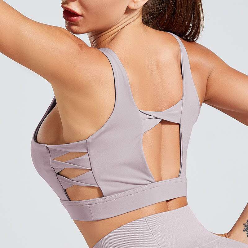 Breathable Fitness Shockproof Sports Bra – High Support & Comfort - WILKYs