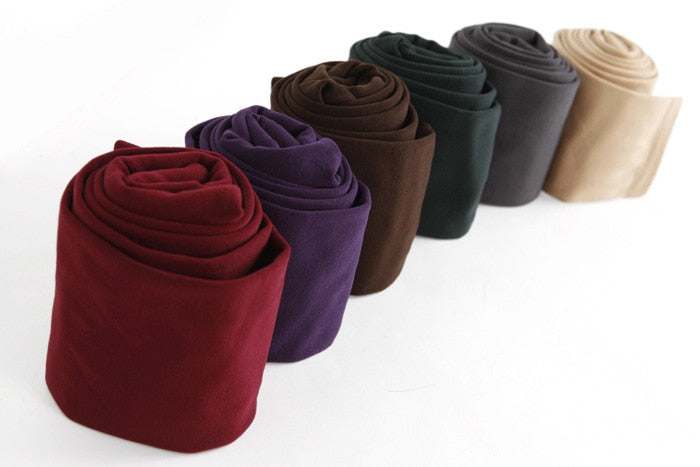 Candy Color Stretch Fleece Leggings - WILKYs