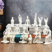 Ceramic Yoga Poses Figurine - WILKYs