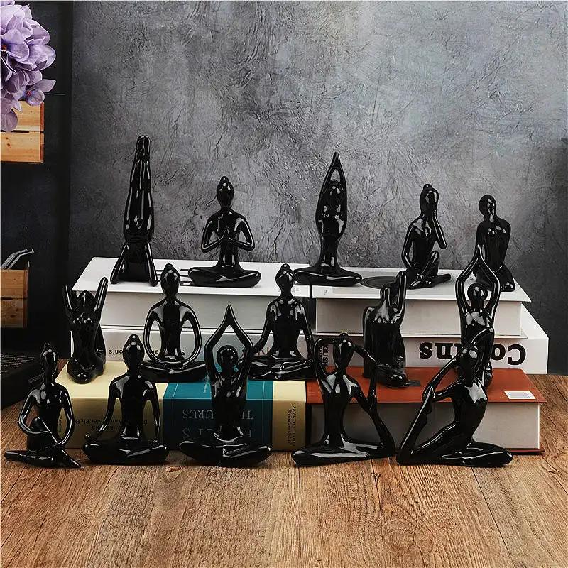 Ceramic Yoga Poses Figurine - WILKYs