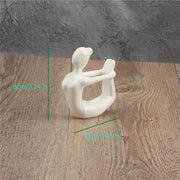 Ceramic Yoga Poses Figurine - WILKYs