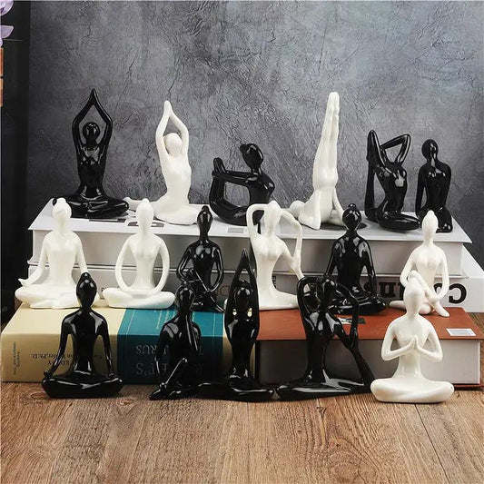 Ceramic Yoga Poses Figurine - WILKYs