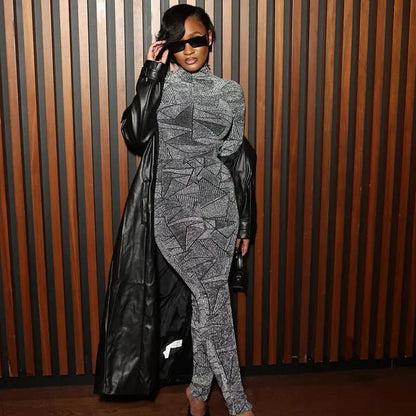 Elastic Two Piece Top Leggings Set - WILKYs