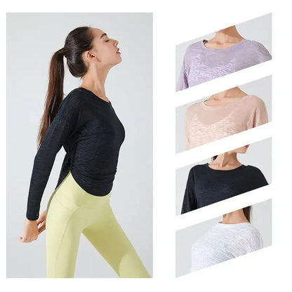 Fitness Loose Sportswear Blouse - WILKYs