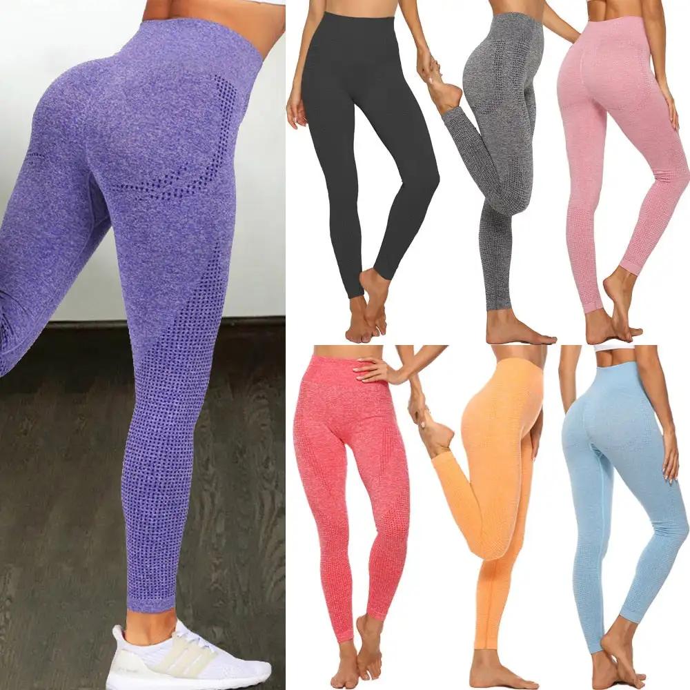 Fitness Running Yoga Pants – High Waist Seamless Leggings for Women - WILKYs