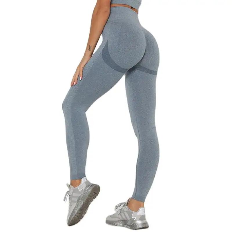 Fitness Running Yoga Pants – High Waist Seamless Leggings for Women - WILKYs