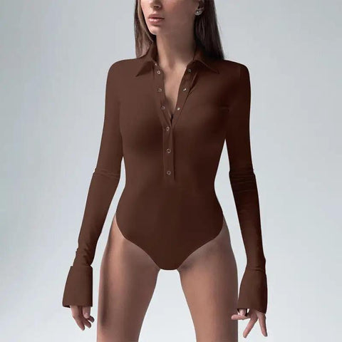 Long Sleeve Bodysuit for Women – Comfortable, Flattering Fit - WILKYs