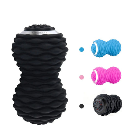 Massage Roller Yoga Relaxation Vibrating Peanut Ball Home Gym Muscle Roller - WILKYs