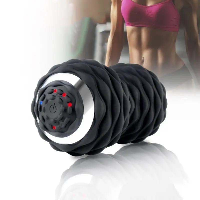 Massage Roller Yoga Relaxation Vibrating Peanut Ball Home Gym Muscle Roller - WILKYs