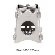 Mini Outdoor Portable Firewood Stove – Compact Stainless Steel Camping Stove - WILKYs