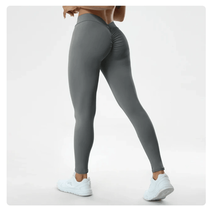 Sexy V Butt Push Up Fitness High Waist Pants - WILKYs