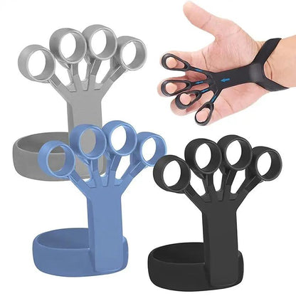 Silicone Hand Grip Strengthener – Flexible Finger Exerciser for All Ages - WILKYs