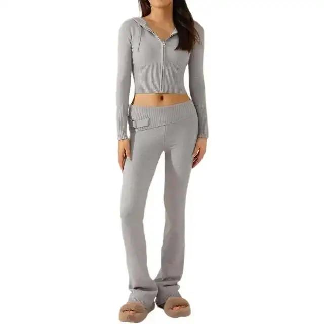 Spring Knitted Women's Two Piece Sets - WILKYs