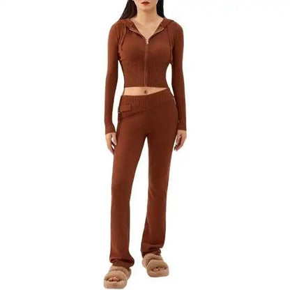 Spring Knitted Women's Two Piece Sets - WILKYs