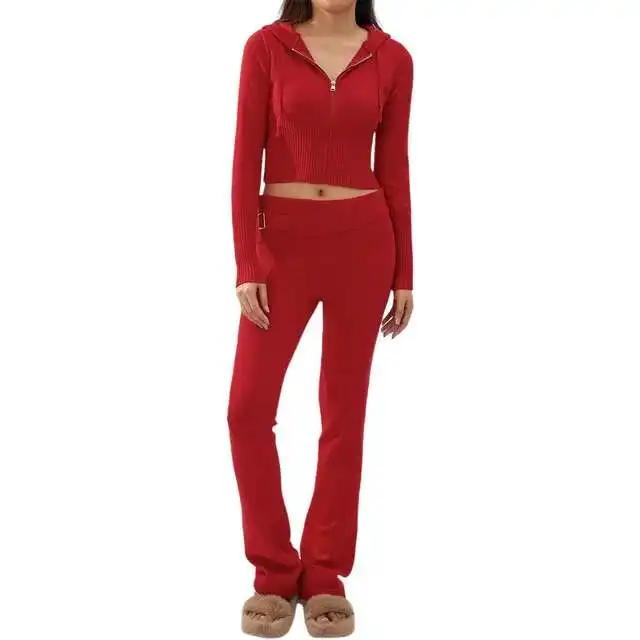 Spring Knitted Women's Two Piece Sets - WILKYs