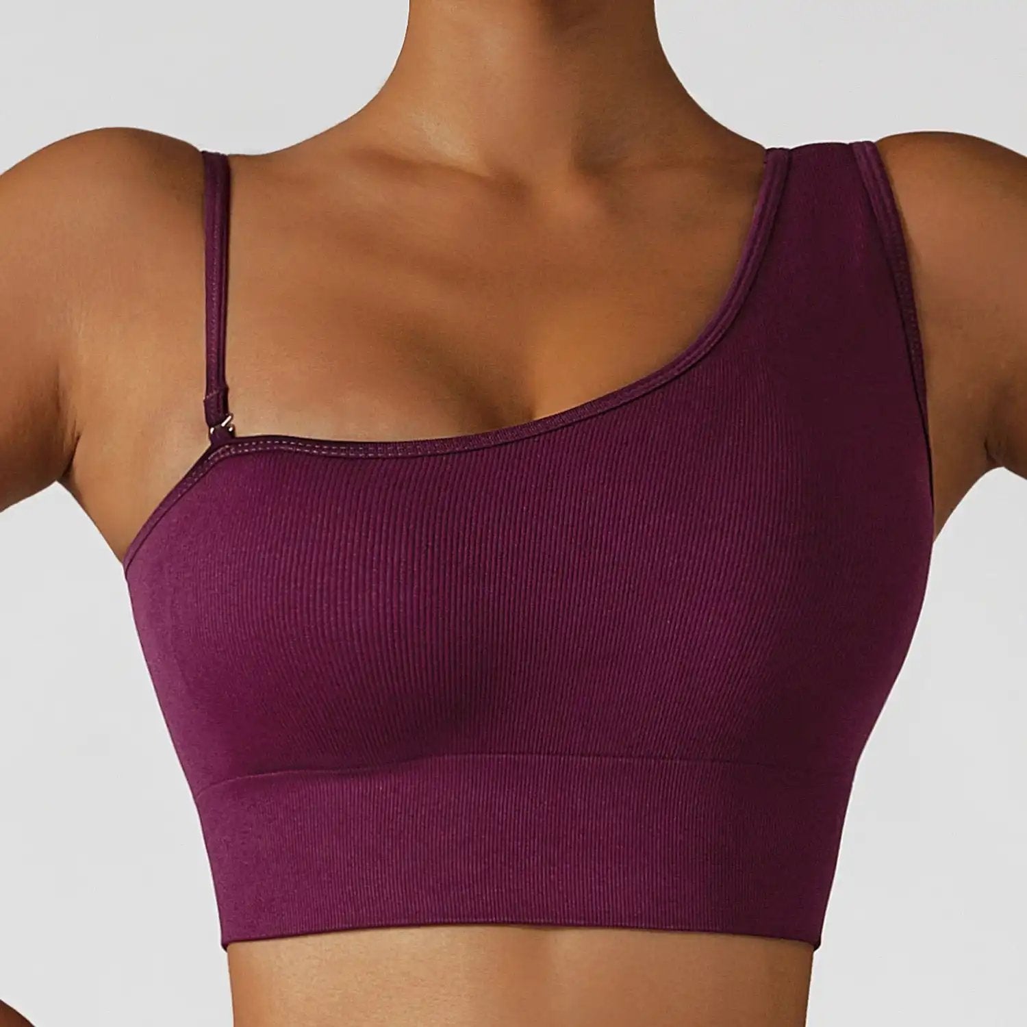 Summer Sexy Oblique Shoulder Yoga Clothes Tops - WILKYs