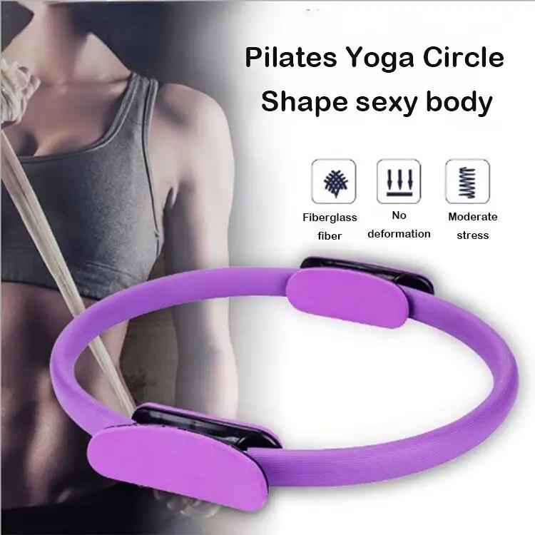 Yoga Exercise Fitness Ring – 38cm Pilates Circle for Toning & Flexibility - WILKYs